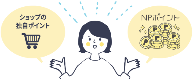 ショップ独自のポイント・NPポイント